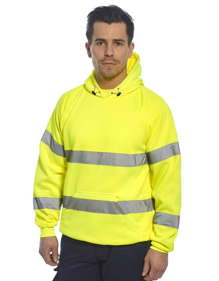 Portwest Hi-vis hooded sweatshirt (B304) PW337 Hi-vis hooded sweatshirt (B304) Thumbnail
