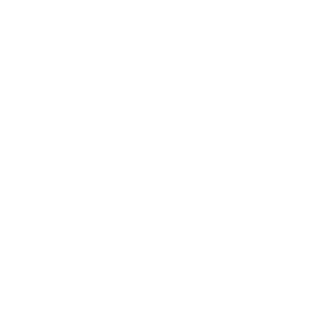 Icon of browse shop on internet