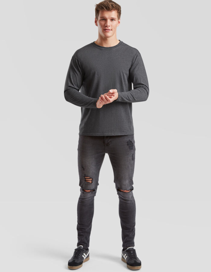 Fruit of the Loom Men's Long Sleeve Valueweight T-Shirt 61038 Men's Long Sleeve Valueweight T-Shirt Thumbnail