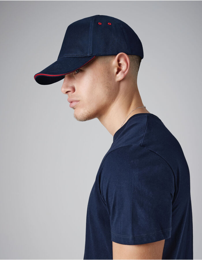 Beechfield Ultimate 5 Panel Cap Sandwich Peak B15C Ultimate 5 Panel Cap Sandwich Peak Thumbnail