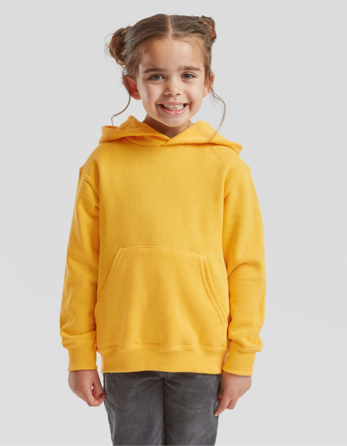 Fruit of the Loom Kid's Classic Hooded Sweat 62043 Kid's Classic Hooded Sweat Thumbnail