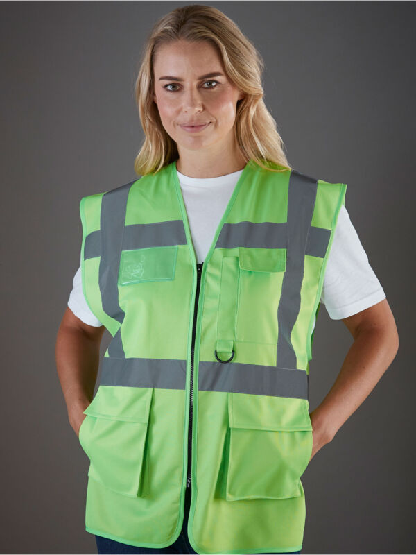 Hi Vis Vests Premium Embroidered and Printed Safety Wear South Coast Embroidery South Coast Embroidery Ltd