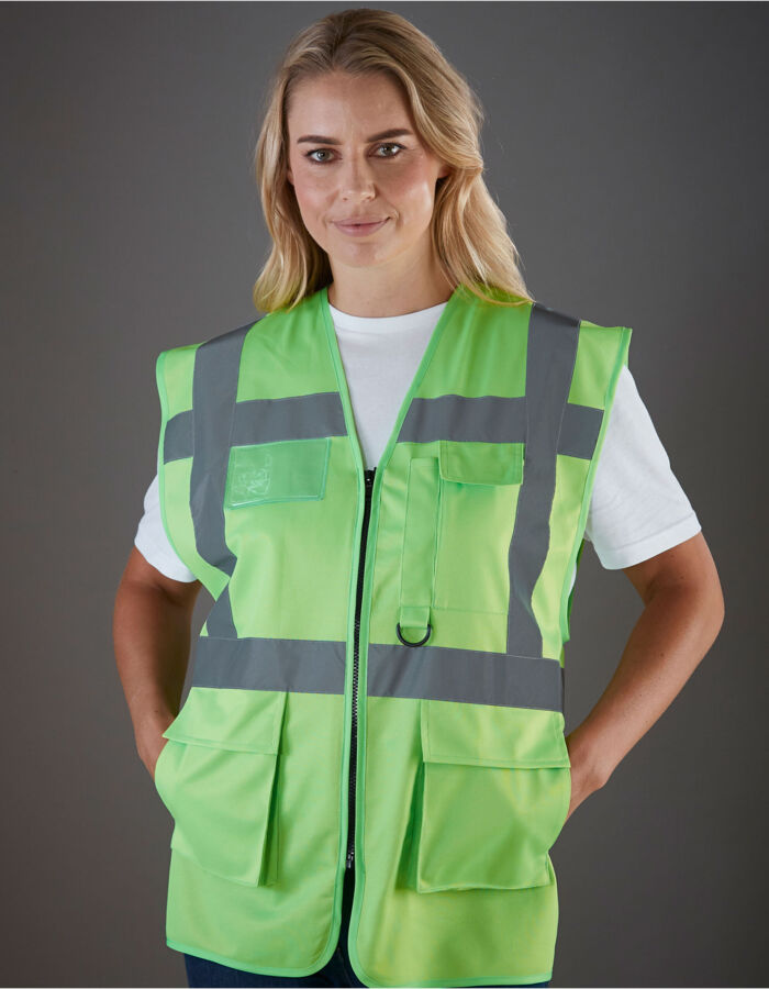 Yoko Hi-Vis Executive Waistcoat HVW801 Hi-Vis Executive Waistcoat Thumbnail