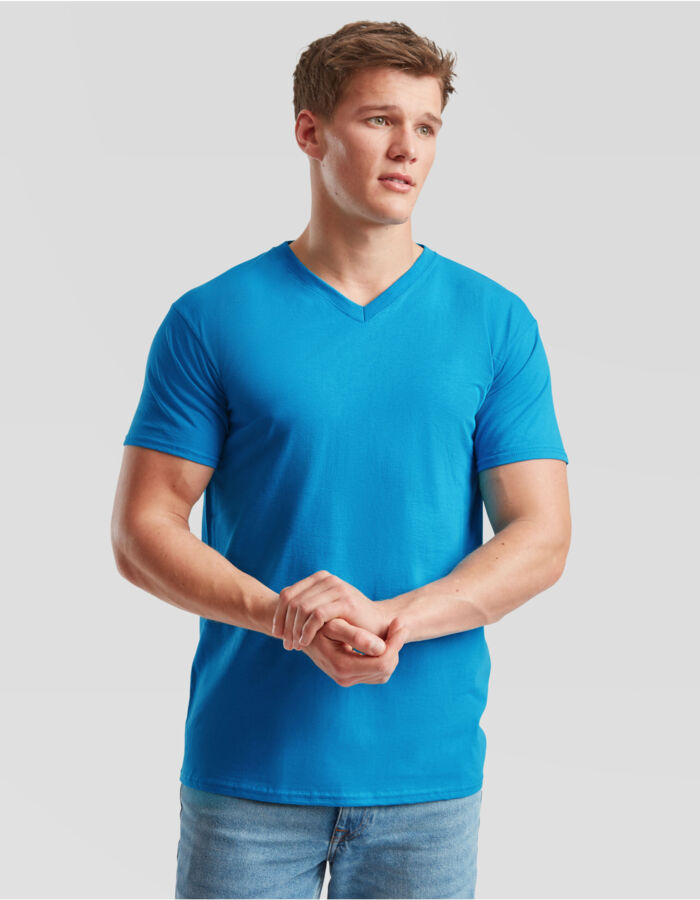 Fruit of the Loom Men's Valueweight V-Neck T-Shirt 61066 Men's Valueweight V-Neck T-Shirt Thumbnail
