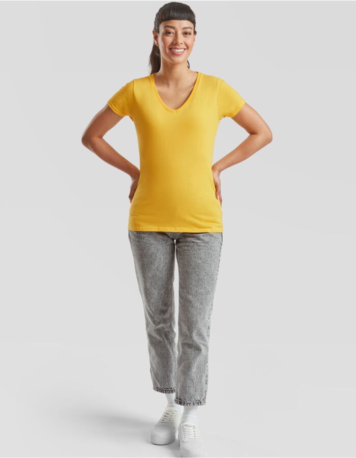 Fruit of the Loom Ladies' Valueweight V-Neck T-Shirt 61398 Ladies' Valueweight V-Neck T-Shirt Thumbnail