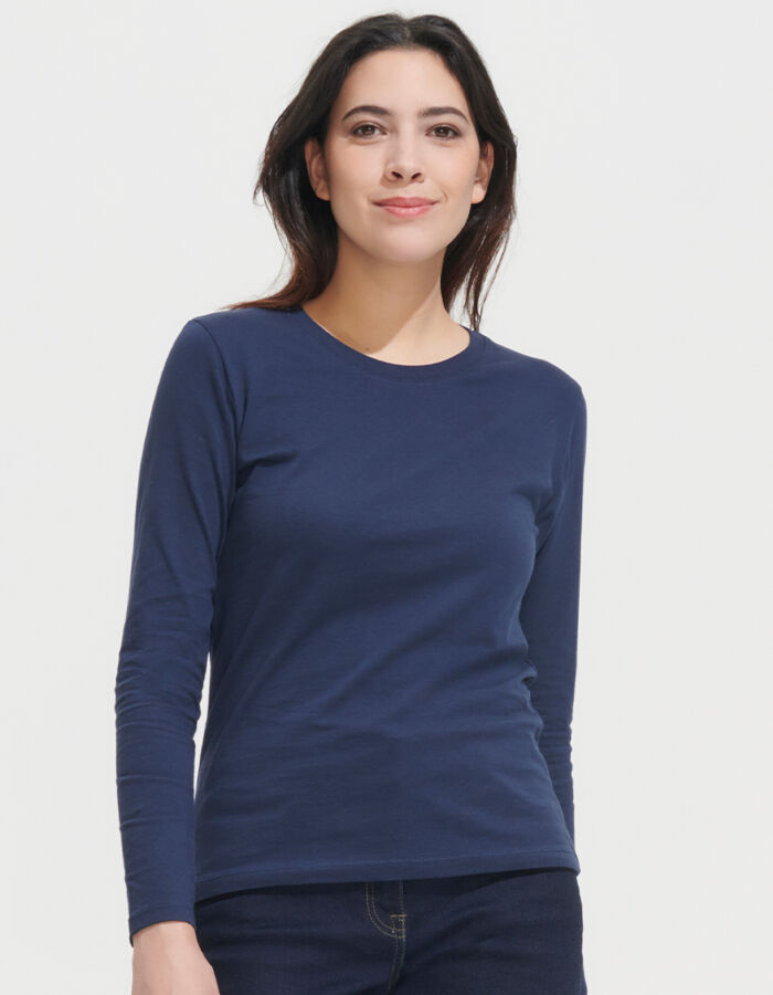 SOL'S SOL'S Ladies Imperial Long Sleeve T-Shirt 02075 SOL'S Ladies Imperial Long Sleeve T-Shirt Thumbnail