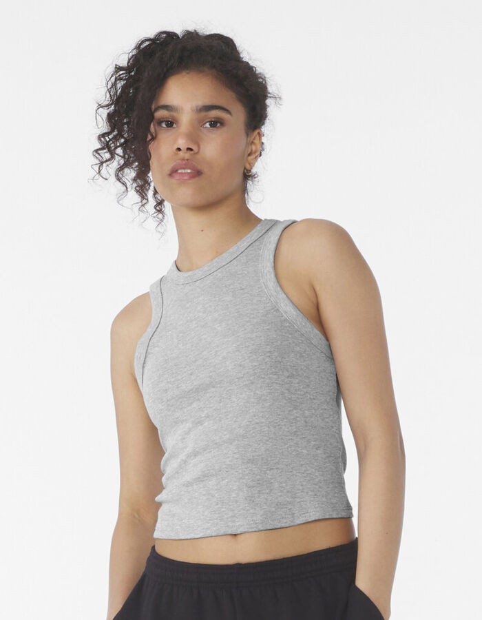 Bella + Canvas Women’s micro rib racer tank BE141 Women’s micro rib racer tank Thumbnail