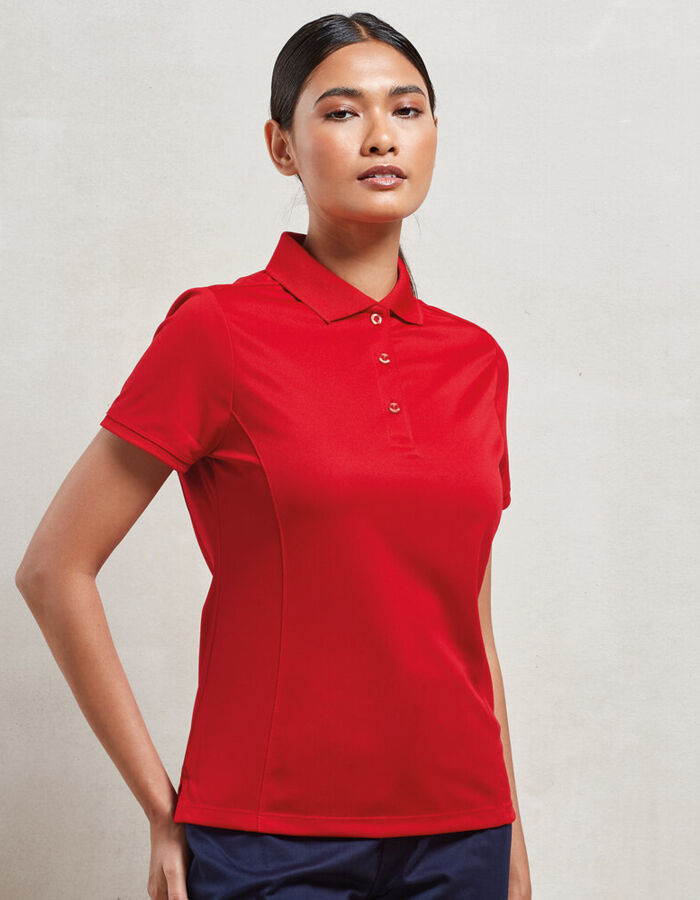 Premier Women's Coolchecker® piqué polo PR616 Women's Coolchecker® piqué polo Thumbnail
