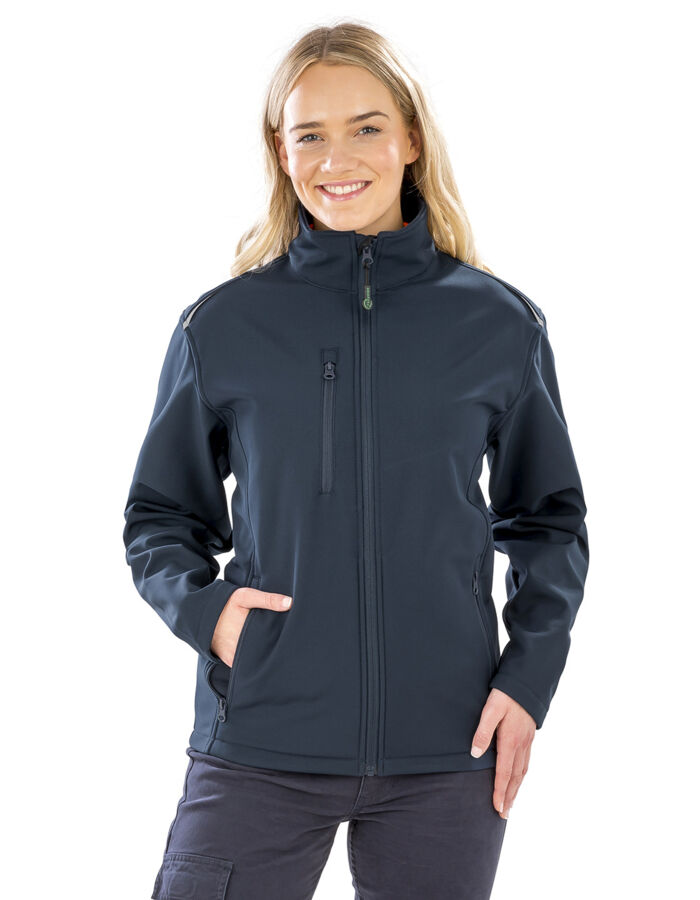 Result Genuine Recycled Women's Recycled 3-Layer Softshell Jacket R900F Women's Recycled 3-Layer Softshell Jacket Thumbnail