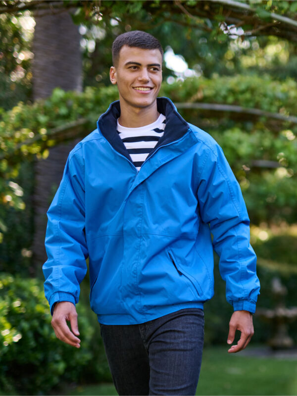 Dover Men's Fleece Lined Bomber Jacket Thumbnail