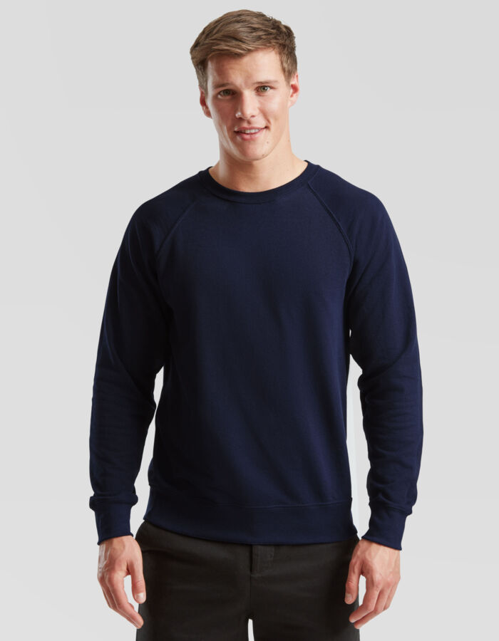 Fruit of the Loom Men's Lightweight Raglan Sweat 62138 Men's Lightweight Raglan Sweat Thumbnail