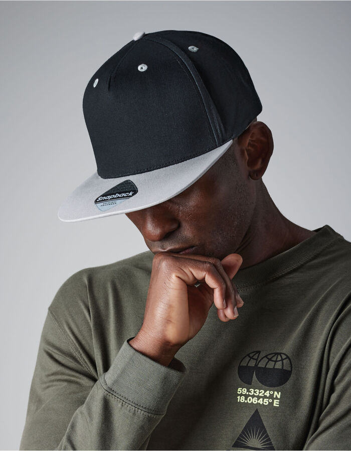 Beechfield 5 Panel Contrast Snapback B610C 5 Panel Contrast Snapback Thumbnail