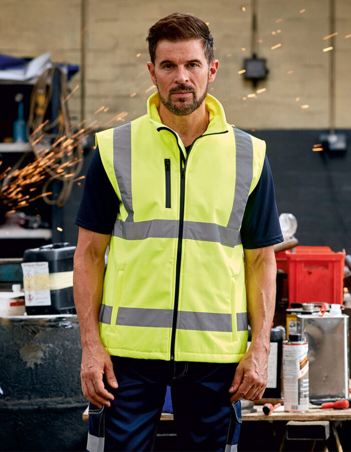 Yoko Hi-vis softshell gilet YK050 Hi-vis softshell gilet Thumbnail