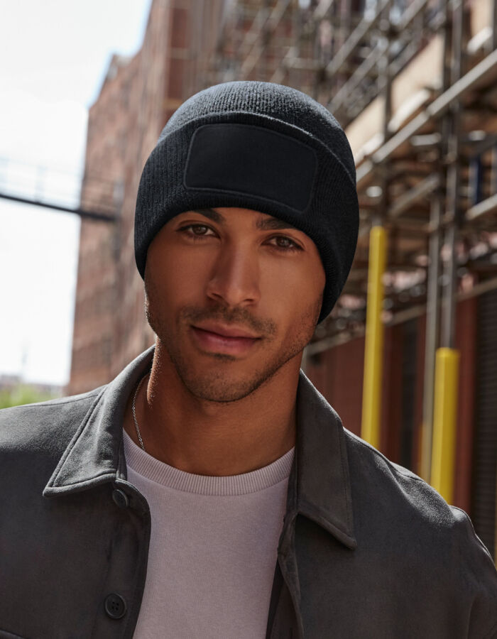 Beechfield Recycled Original Patch Beanie B445R Recycled Original Patch Beanie Thumbnail