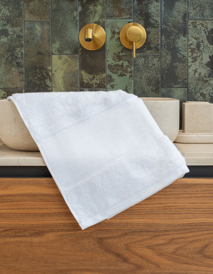 Towel City Organic hand towel with printable border TC503 Organic hand towel with printable border Thumbnail