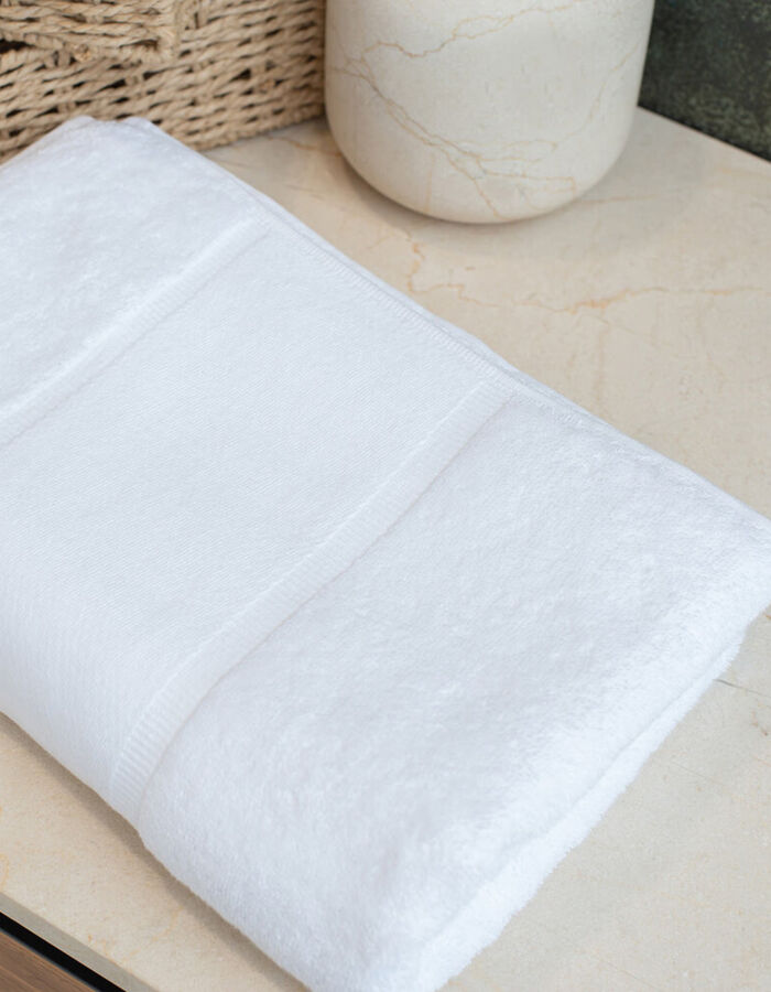 Towel City Organic bath towel with printable border TC504 Organic bath towel with printable border Thumbnail