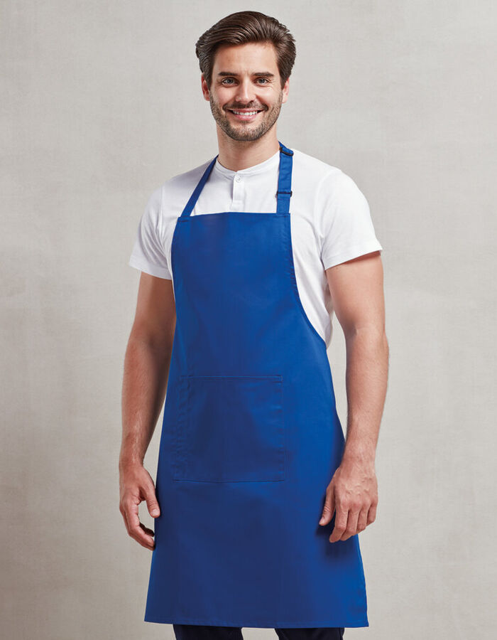 Colours bib apron with pocket Thumbnail