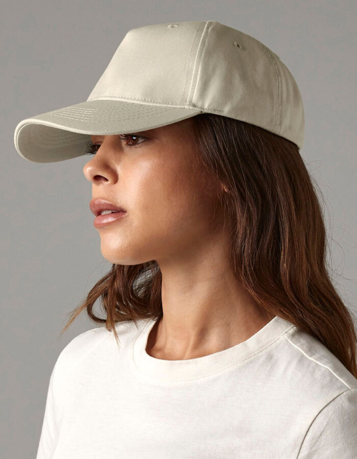 Beechfield Organic Cotton 5 Panel Cap B62N Organic Cotton 5 Panel Cap Thumbnail