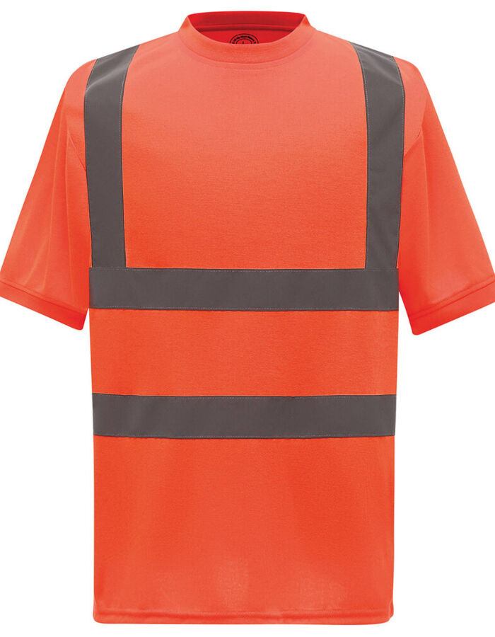 Yoko Hi-vis short sleeve t-shirt (HVJ410) YK025 Hi-vis short sleeve t-shirt (HVJ410) Thumbnail