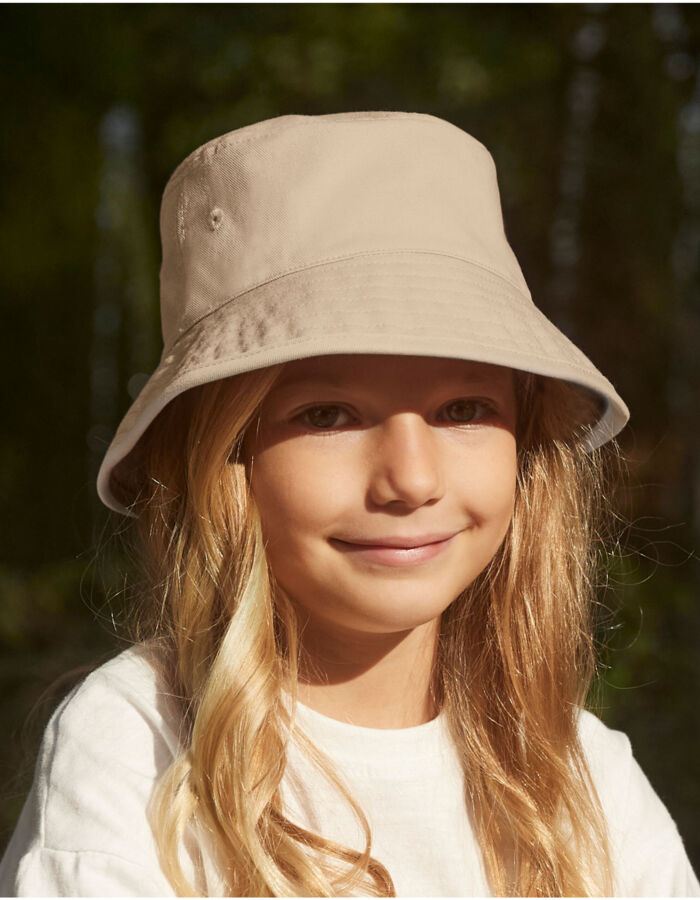Beechfield Junior Organic Cotton Bucket Hat B90NB Junior Organic Cotton Bucket Hat Thumbnail