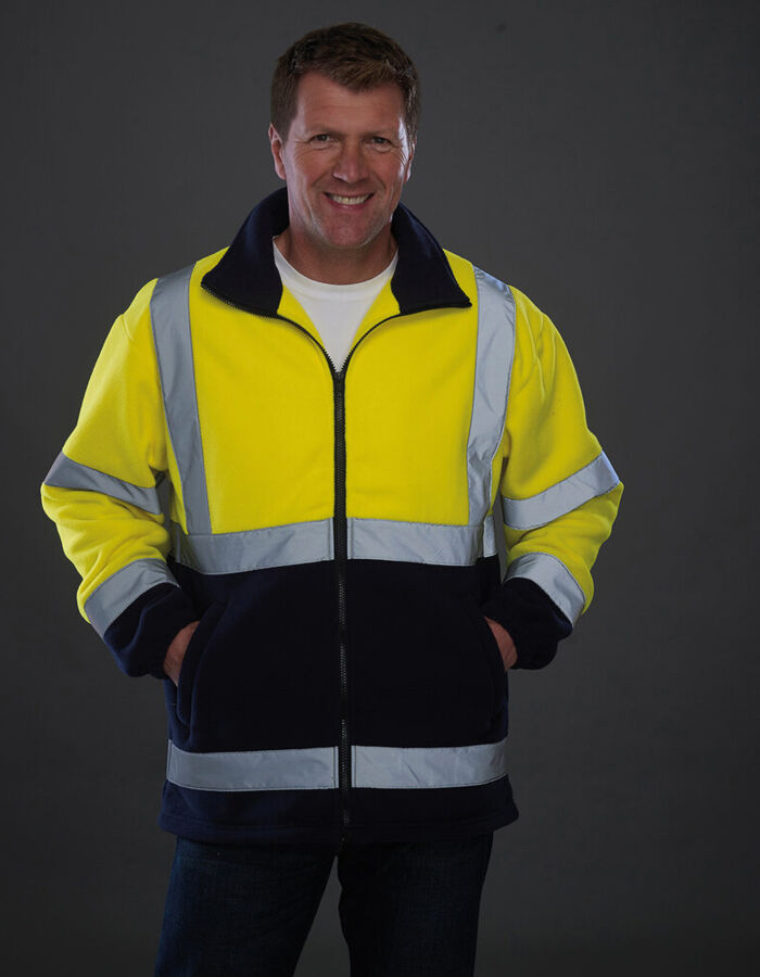 Yoko Hi-vis heavyweight fleece jacket (HVK08) YK042 Hi-vis heavyweight fleece jacket (HVK08) Thumbnail