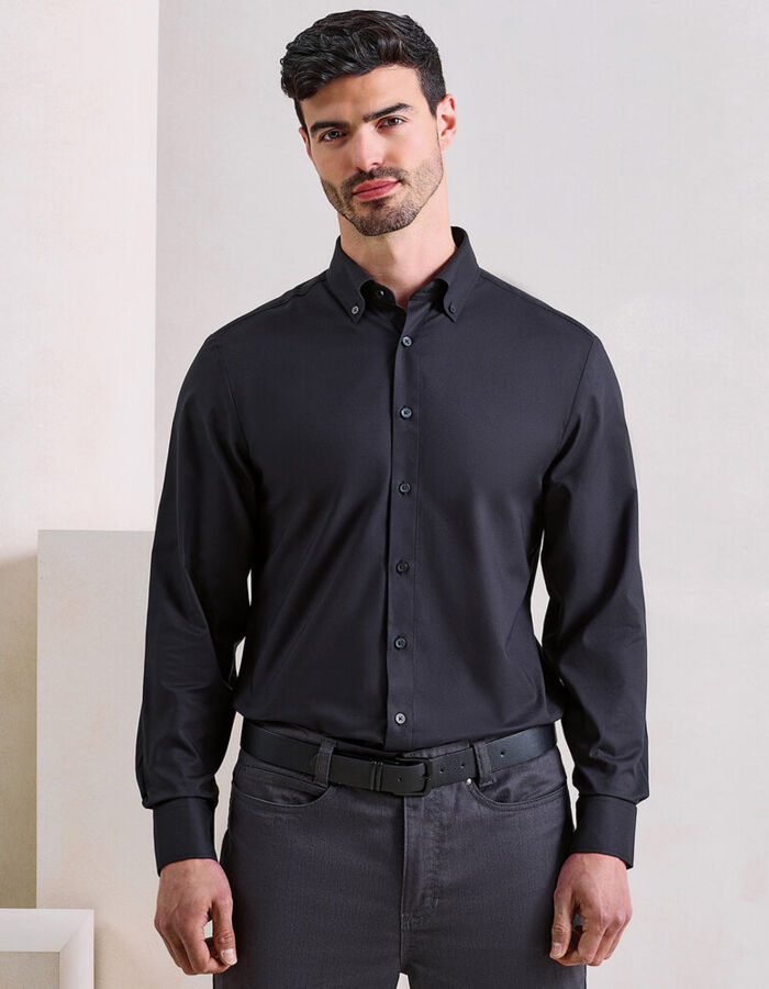 Premier ‘Supreme’ Oxford long sleeve shirt PR284 ‘Supreme’ Oxford long sleeve shirt Thumbnail