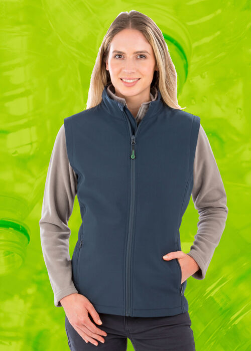 Ladies' Recycled 2-Layer Printable Softshell Bodywarmer Thumbnail