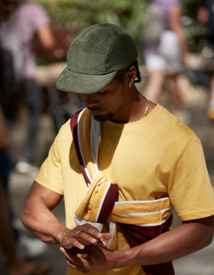 Beechfield EarthAware® Organic Cord Camper Cap B679 EarthAware® Organic Cord Camper Cap Thumbnail