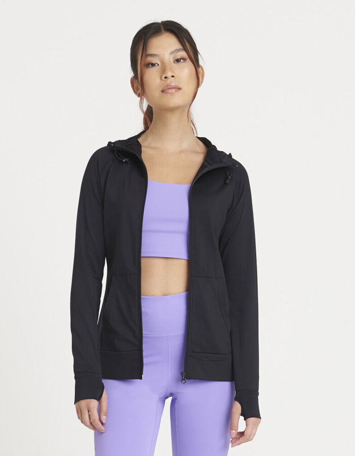 AWDis Just Cool Women's cool contrast zoodie JC058 Women's cool contrast zoodie Thumbnail