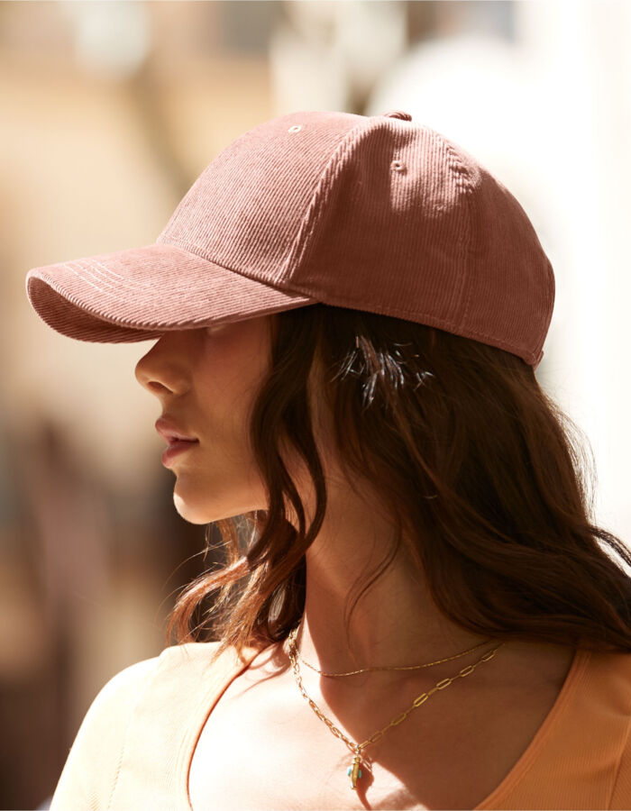 Beechfield EarthAware® Organic Cord Baseball Cap B680 EarthAware® Organic Cord Baseball Cap Thumbnail