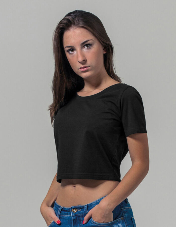 Build Your Brand Women's cropped tee BY042 Women's cropped tee Thumbnail