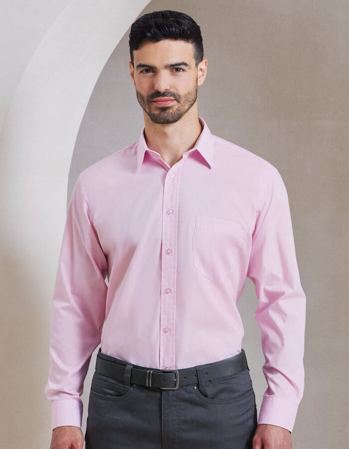Premier Long sleeve poplin shirt PR200 Long sleeve poplin shirt Thumbnail