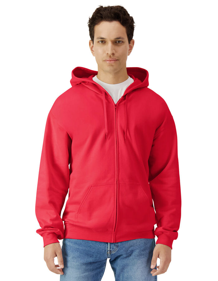 Gildan Softstyle Midweight Fleece Adult Full Zip Hooded Sweatshirt SF600 Softstyle Midweight Fleece Adult Full Zip Hooded Sweatshirt Thumbnail