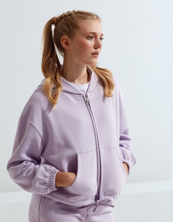 TriDri® Women’s TriDri® recycled drawstring full-zip hoodie TR601 Women’s TriDri® recycled drawstring full-zip hoodie Thumbnail
