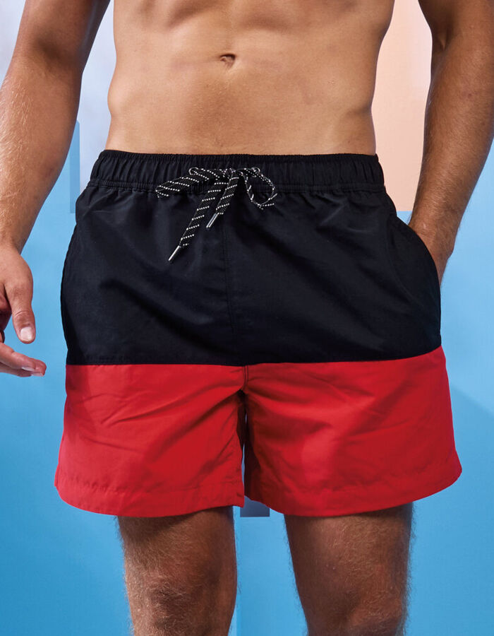 Block colour swim shorts Thumbnail