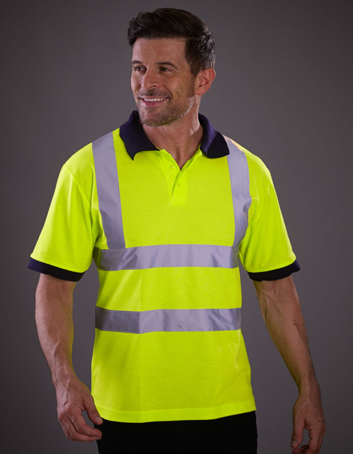 Hi-Vis Short Sleeve Polo Shirt Thumbnail