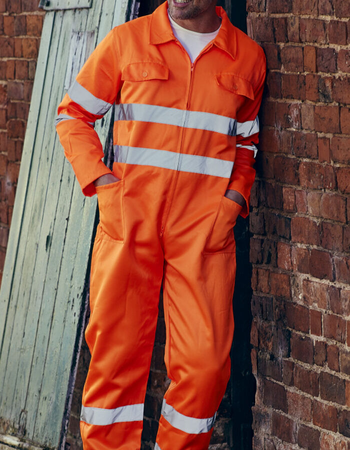 Hi-Vis Polycotton Coverall Thumbnail
