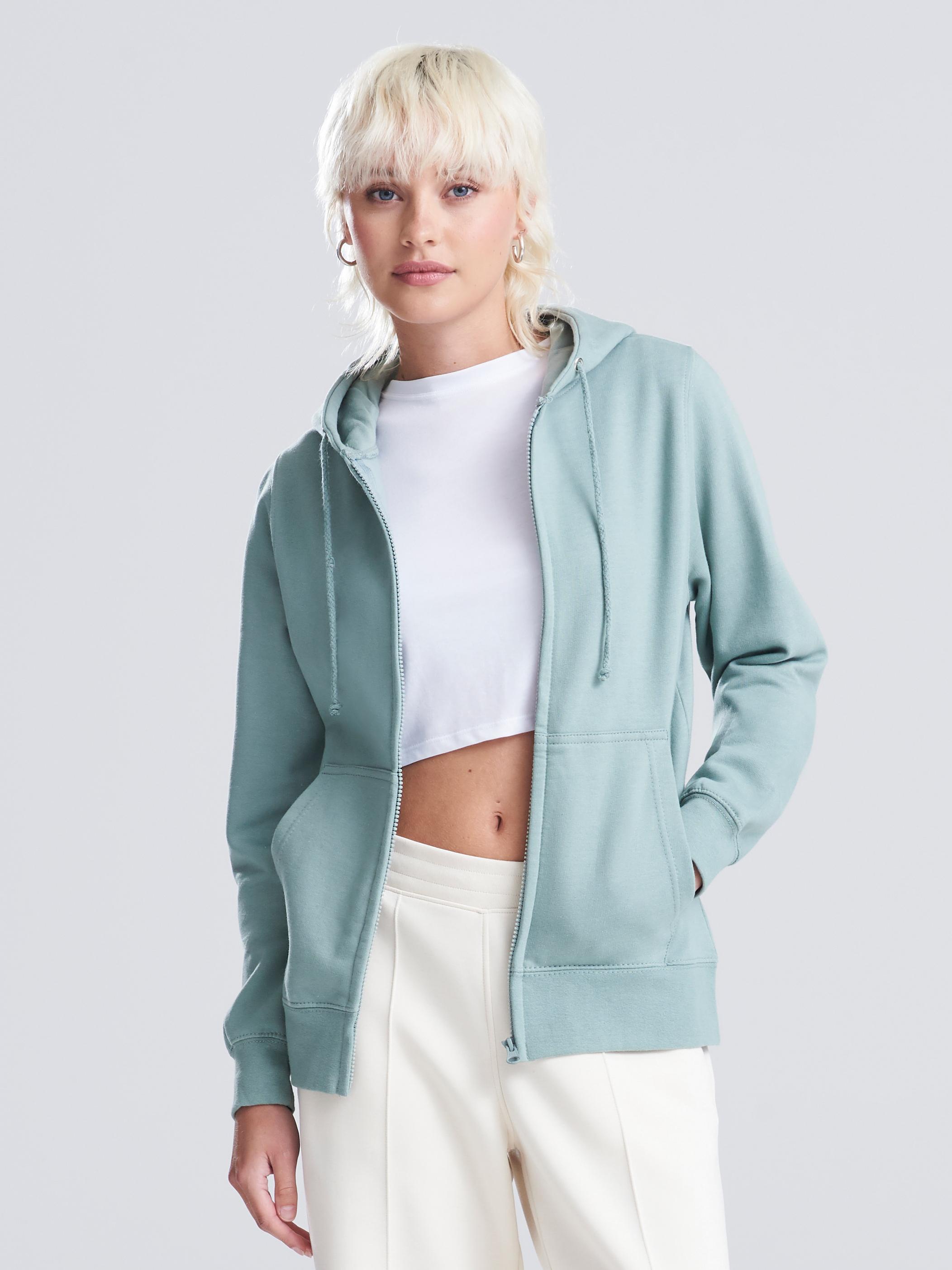 Zip-up leavers hoodie womens